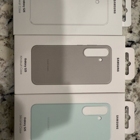 Samsung Galaxy S25 Case Trio - Cream, Gray, Mint - Picture 1 of 1